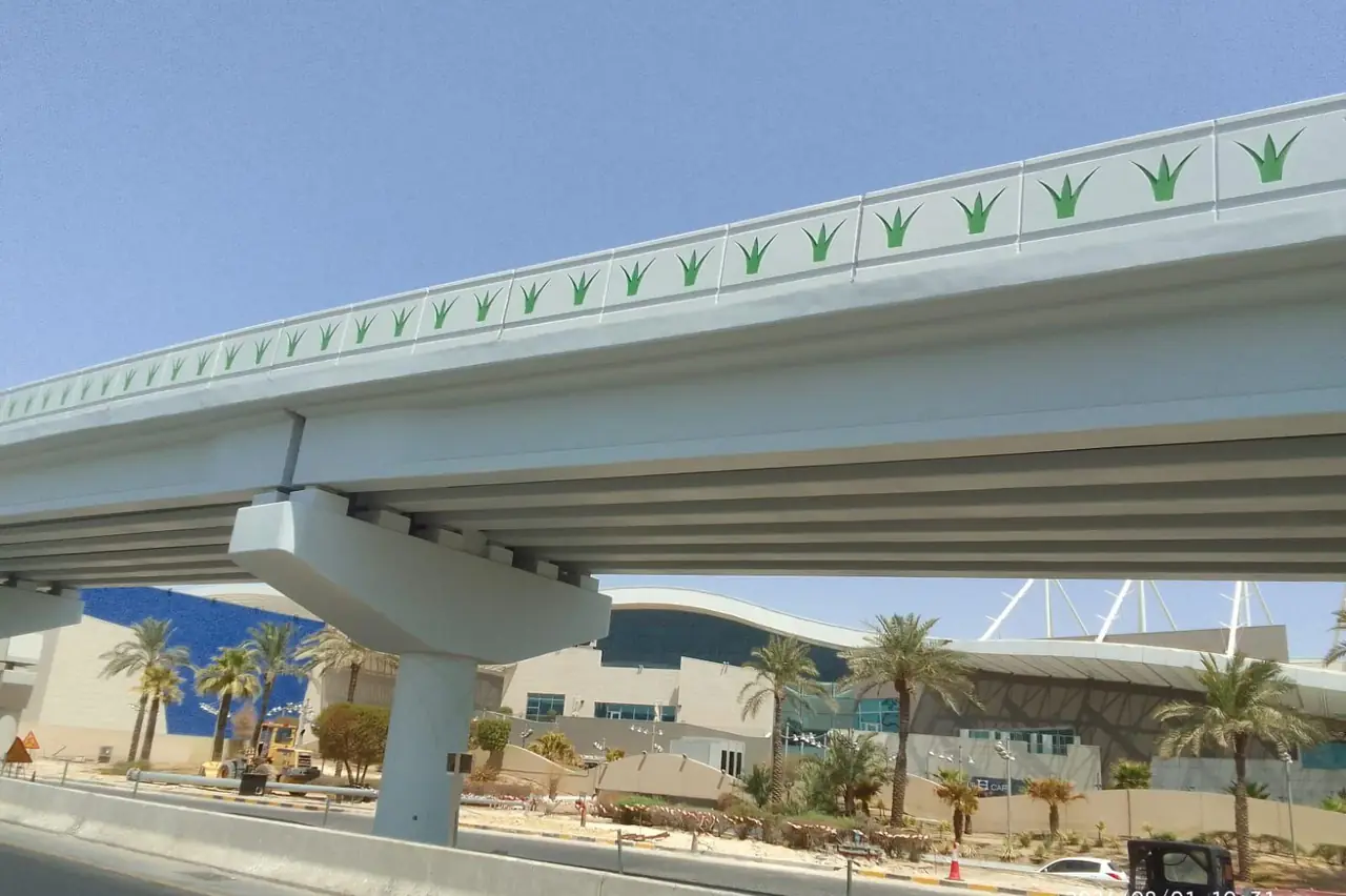 The RA/266 flyover between the 5th Ring Road and Ghazali Road.